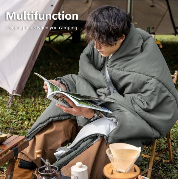 Túi ngủ Naturehike NH22MSD05 mở ra dùng như chăn bông đa năng