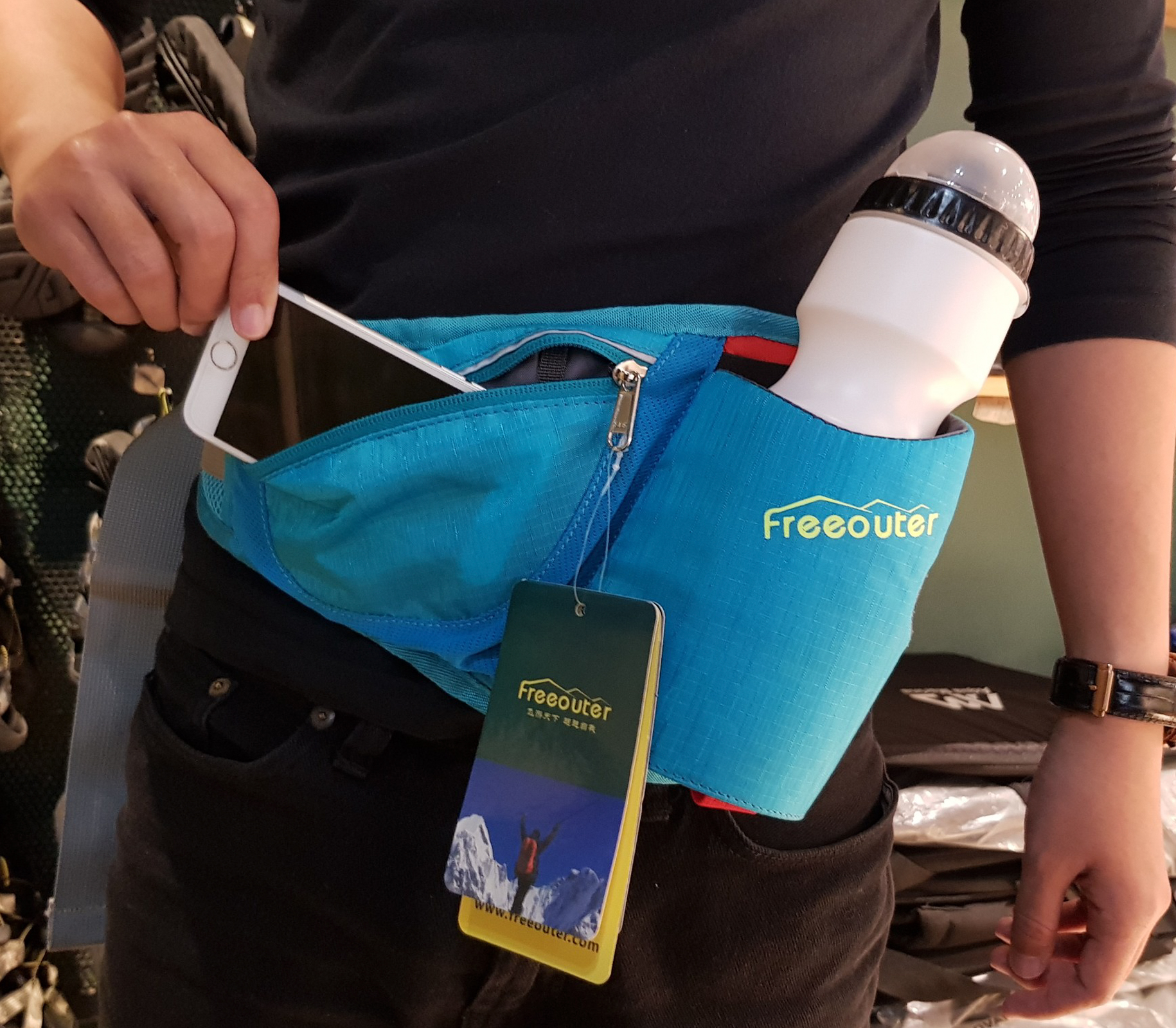 Túi đeo bụng Senterlan Freeouter - 9260 Xanh ngọc