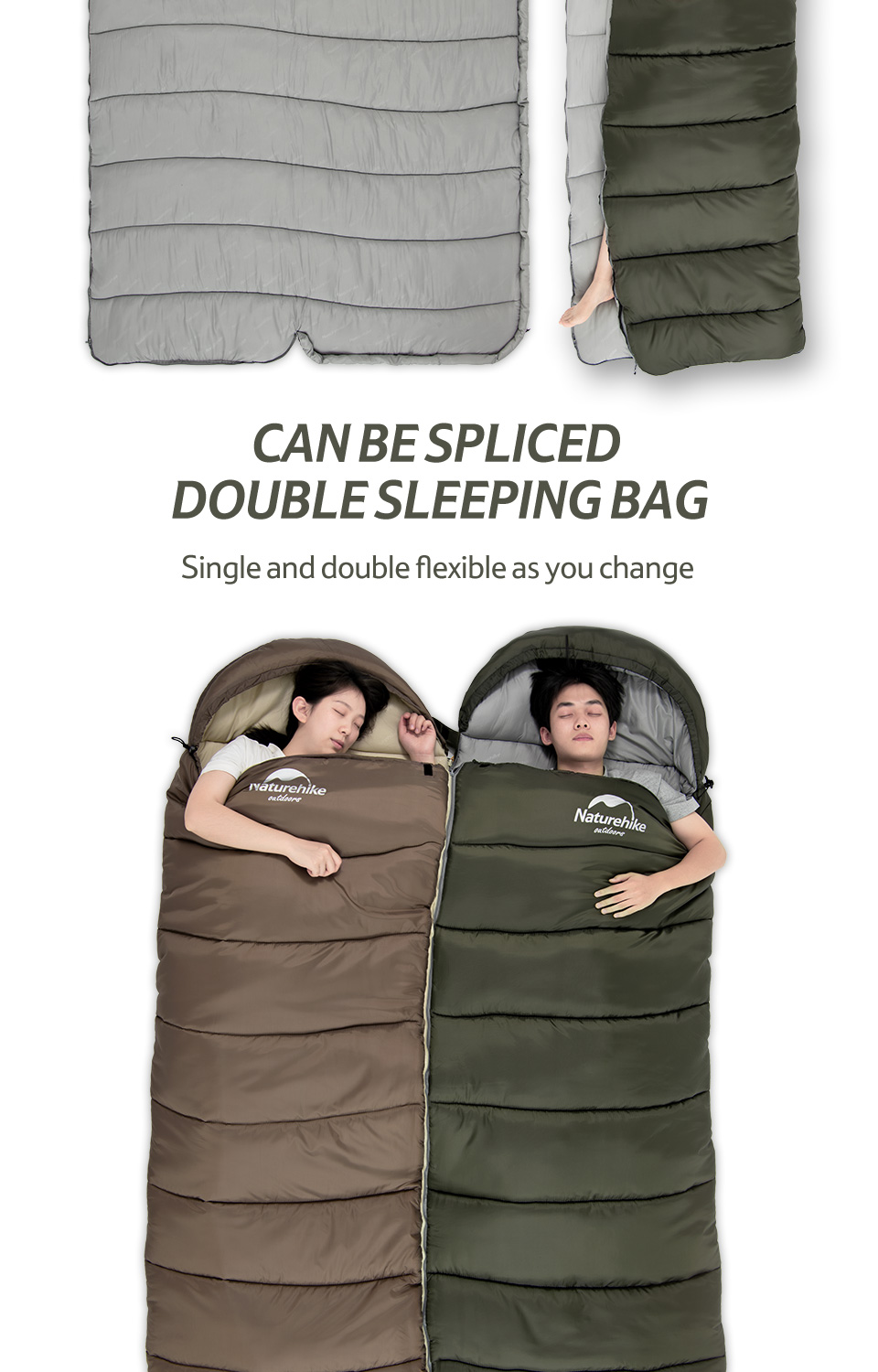 Túi ngủ Naturehike Sleeping Bag With Hood NH20MSD07