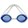 Kinh bơi trẻ em Kids Swimming Goggles - Xanh dương