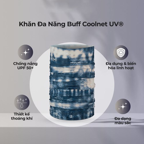 Khăn đa năng Buff Coolnet UV+ Deri Blue