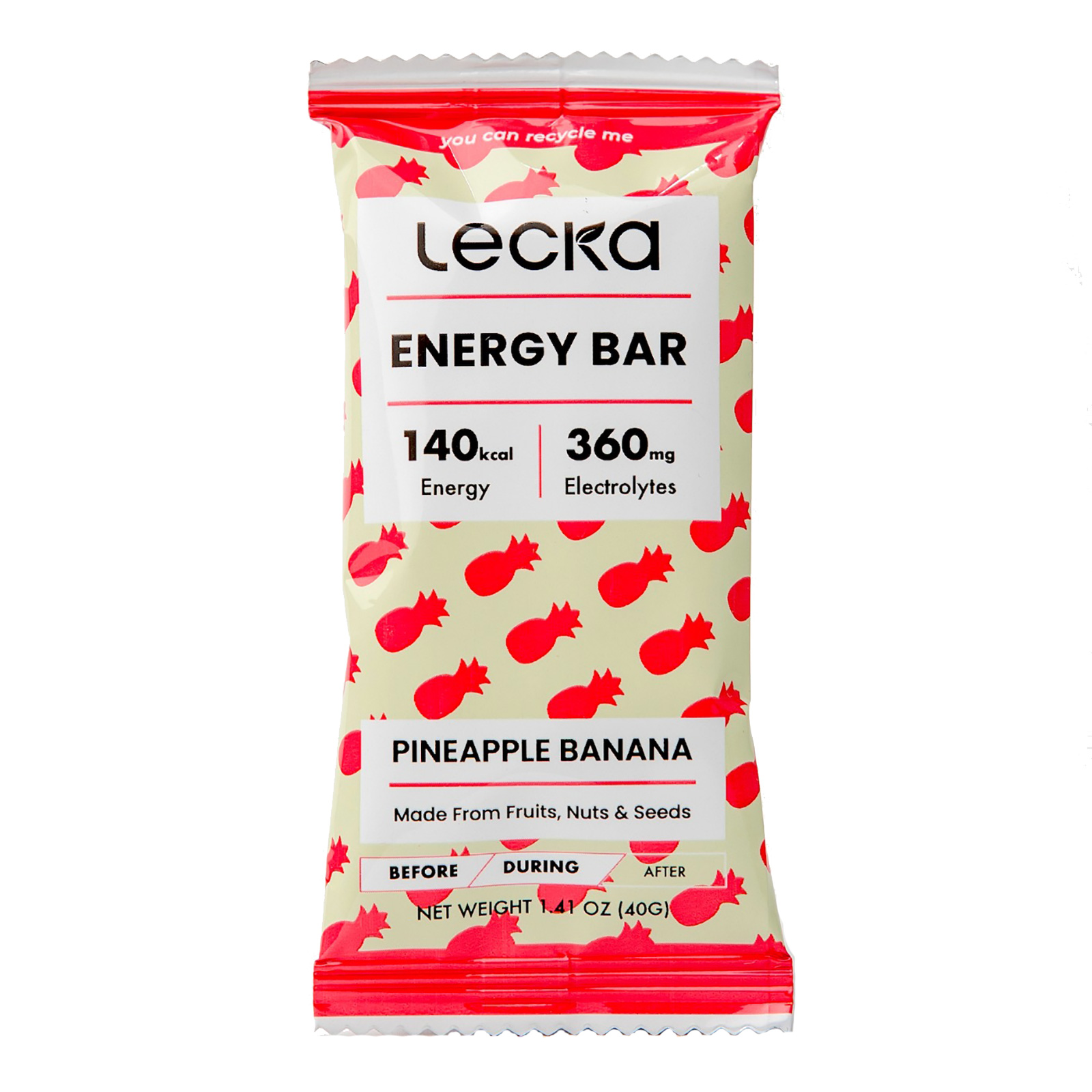 Thanh năng lượng Lecka Energy Bar Pineapple Banana