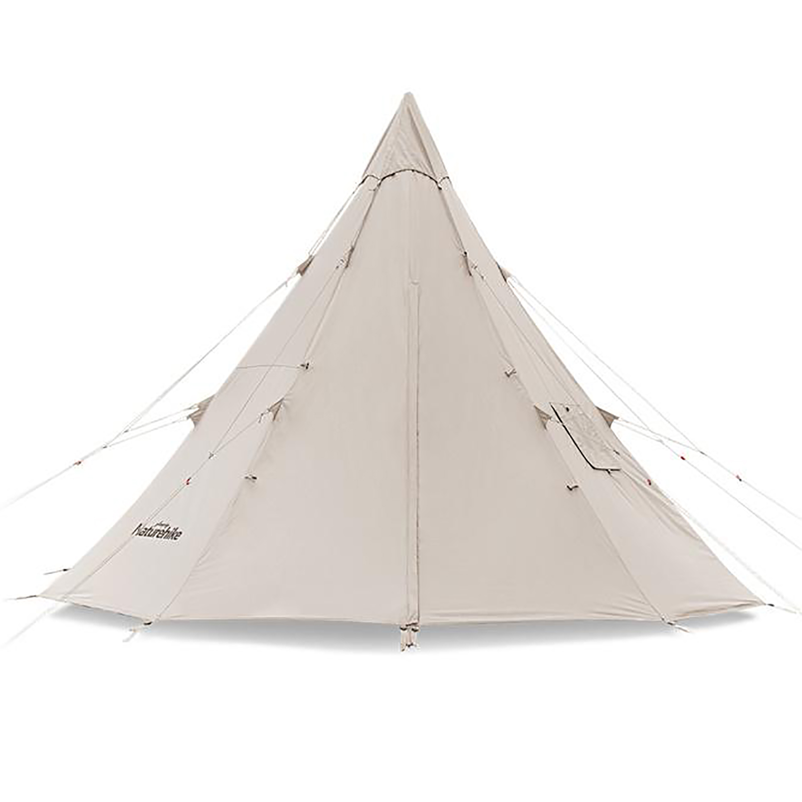 Lều glamping 4 người Naturehike Profound Pyramid NH20ZP002 - kaki