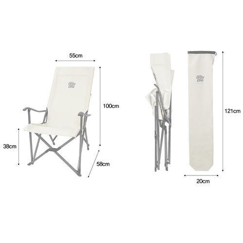 Ghế dã ngoại gấp gọn Snowline Long Relax Chair SNF5ULC001