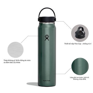 Bình nước giữ nhiệt Hydro Flask Lightweight Flex cap B 40 OZ LW40LWB091