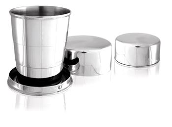 Cốc gấp dã ngoại 3 nấc Ryder Stainless Steel Collapsible Cup M1028 - 1460