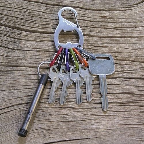 Móc chìa khóa kèm mở chai NITE IZE Key Rack & Bottles Opener KRB-03-11 - 8277