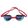 Kính bơi chống sương mù Swimming Gogles UV-Shield Anti Fog - Đỏ