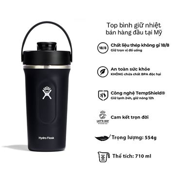 Bình nước giữ nhiệt Hydro Flask Insulated Shaker 24 OZ MXB24001