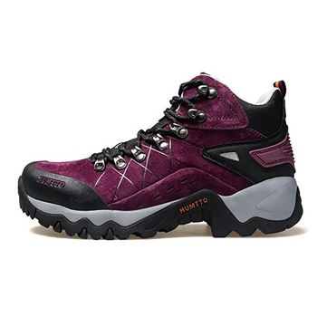 Giày leo núi nữ cổ cao Humtto Hiking Shoes 210696B-2