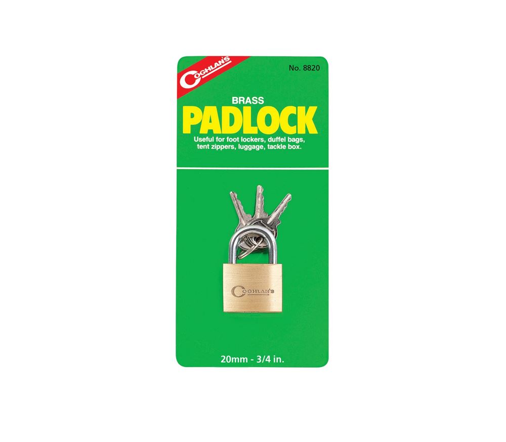 Ổ khóa Coghlans Brass Pablock 20mm