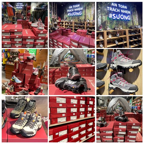 Giày leo núi nam cổ thấp Humtto Hiking Shoes 140664A-1