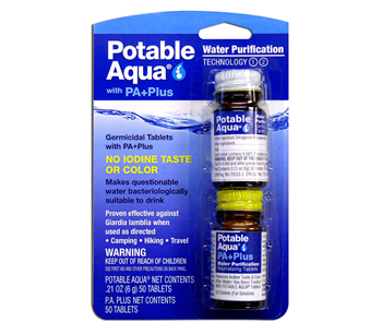 Viên lọc nước Potable Aqua Plus Water Purification Tablets