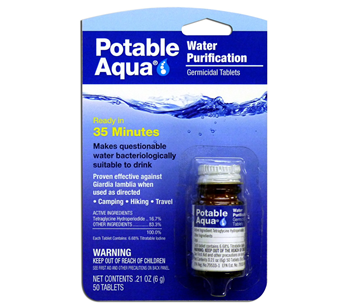 Viên lọc nước Potable Aqua Water Treatment Tablets