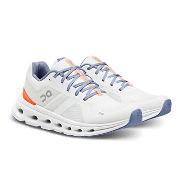 Giày chạy bộ nữ ON Cloudrunner Running Shoes Undyed White