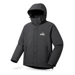 Áo khoác gió dã ngoại Gothiar Windshell Jacket 2 Lớp Đen Khói