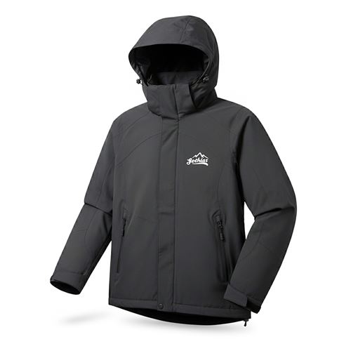 Áo khoác gió dã ngoại Gothiar Windshell Jacket 2 Lớp Đen Khói