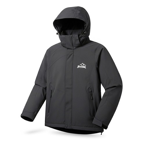 Áo khoác gió dã ngoại Gothiar Windshell Jacket 2 Lớp Đen Khói