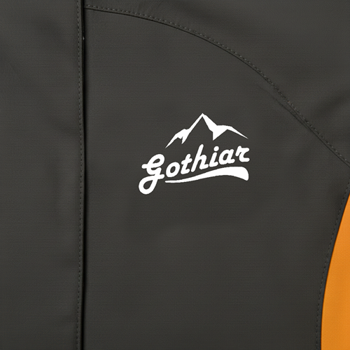 Áo khoác gió dã ngoại Gothiar Windshell Jacket 2 Lớp Đen Khói - Nâu