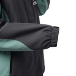 Áo khoác gió dã ngoại Gothiar Windshell Jacket 2 Lớp Đen Khói - Xanh mint