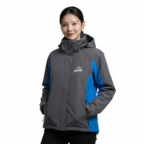 Áo khoác gió dã ngoại Gothiar Windshell Jacket 2 Lớp Đen Khói - Xanh dương