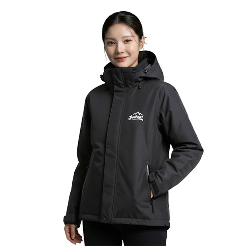 Áo khoác gió dã ngoại Gothiar Windshell Jacket 2 Lớp Đen Khói