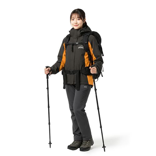 Áo khoác gió dã ngoại Gothiar Windshell Jacket 2 Lớp Đen Khói - Nâu