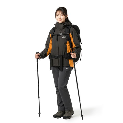 Áo khoác gió dã ngoại Gothiar Windshell Jacket 2 Lớp Đen Khói - Nâu