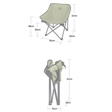 Ghế dã ngoại gấp gọn Snowline RHEA Chair SNF5ULC003