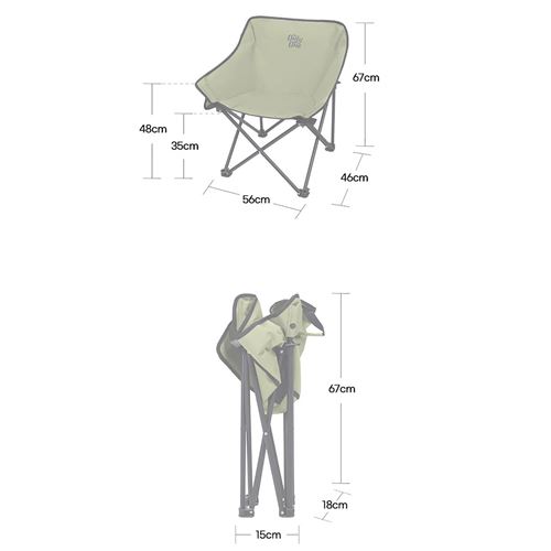 Ghế dã ngoại gấp gọn Snowline RHEA Chair SNF5ULC003