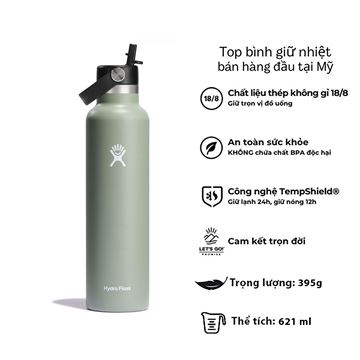 Bình nước giữ lạnh Hydro Flask Standard Flex Straw Cap 21 OZ (Season 2024)