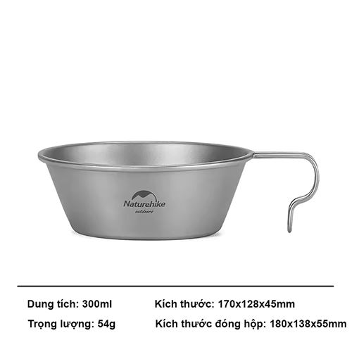 Bát dã ngoại siêu nhẹ Naturehike Lightweight Outdoor Bowl NH21CJ010