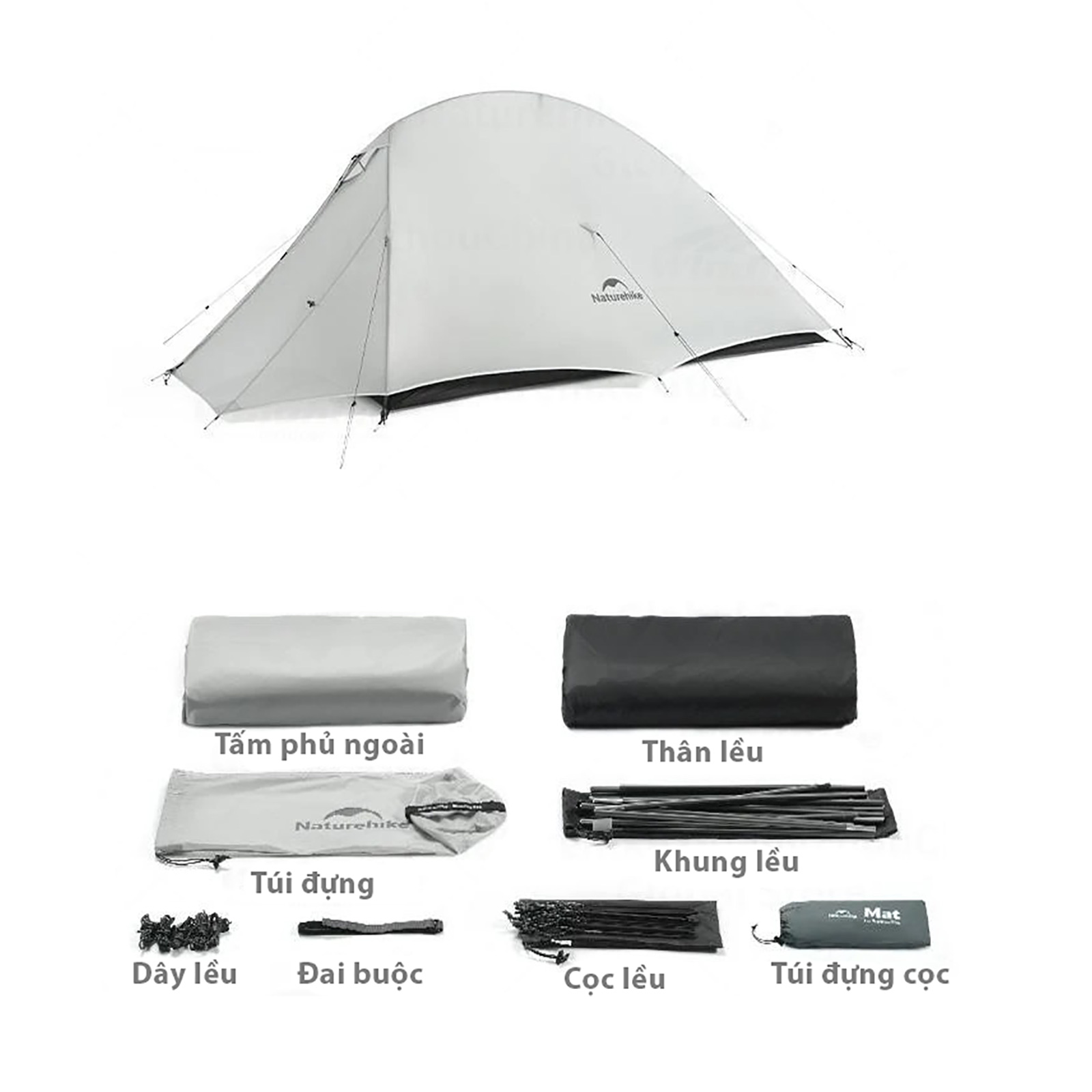 Lều cắm trại 2 người Naturehike Ultralight Cloud Up CNK2450WS017