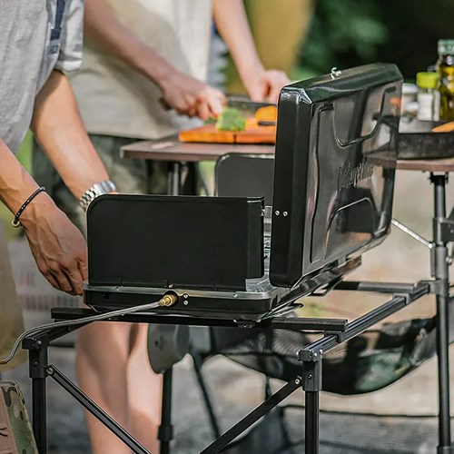 Bếp gas đôi gấp gọn Naturehike Foldable Double Gas Stove NH22RJ001