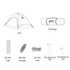 Lều cắm trại 2 người Snowline Shelter Dome 2P SNF5ULT007