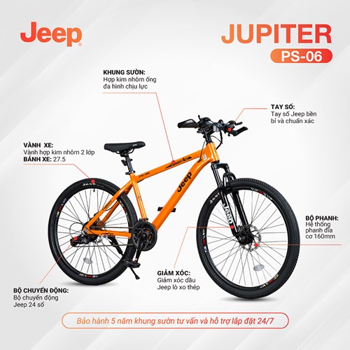 Xe đạp leo núi JEEP JUPITER PS-06