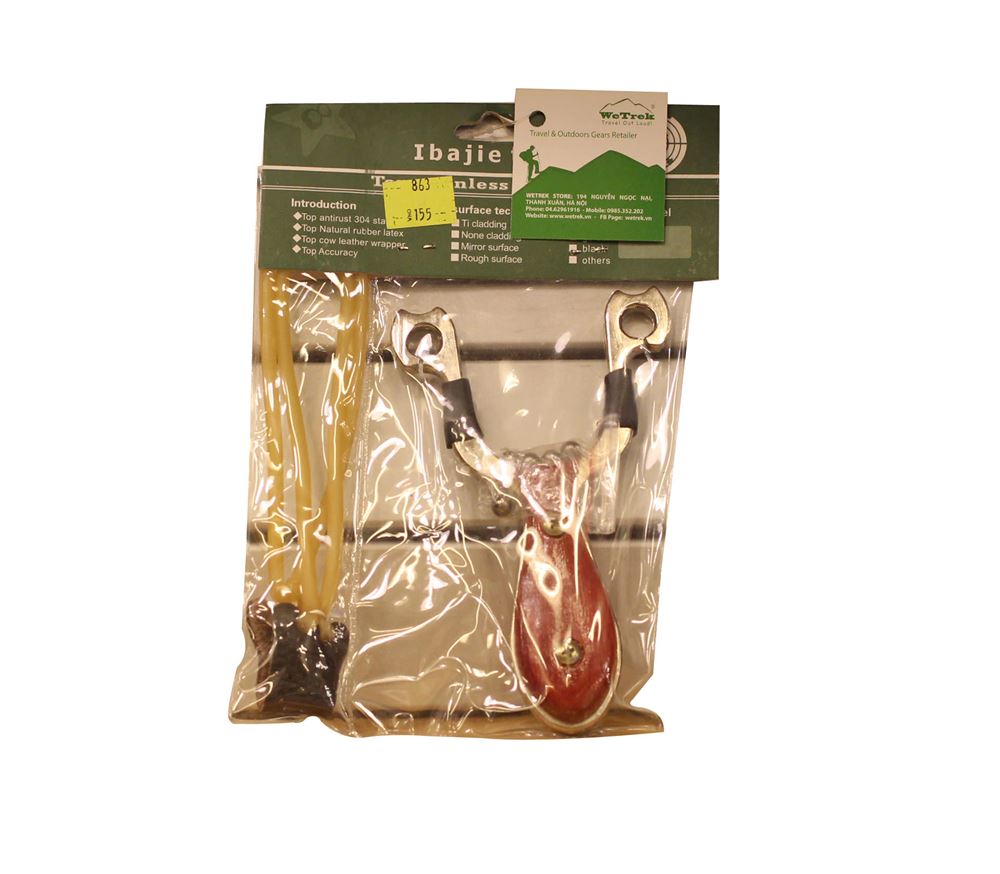 Súng cao su báng inox Ibajie Toys