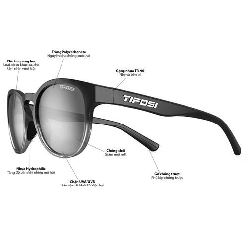 Kính thể thao Tifosi Svago Sport Sunglasses Smoke