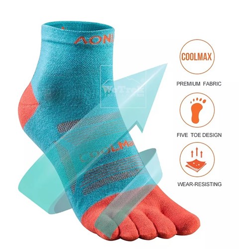 Tất chạy bộ xỏ ngón cổ cao Aonijie Toe Socks E4802