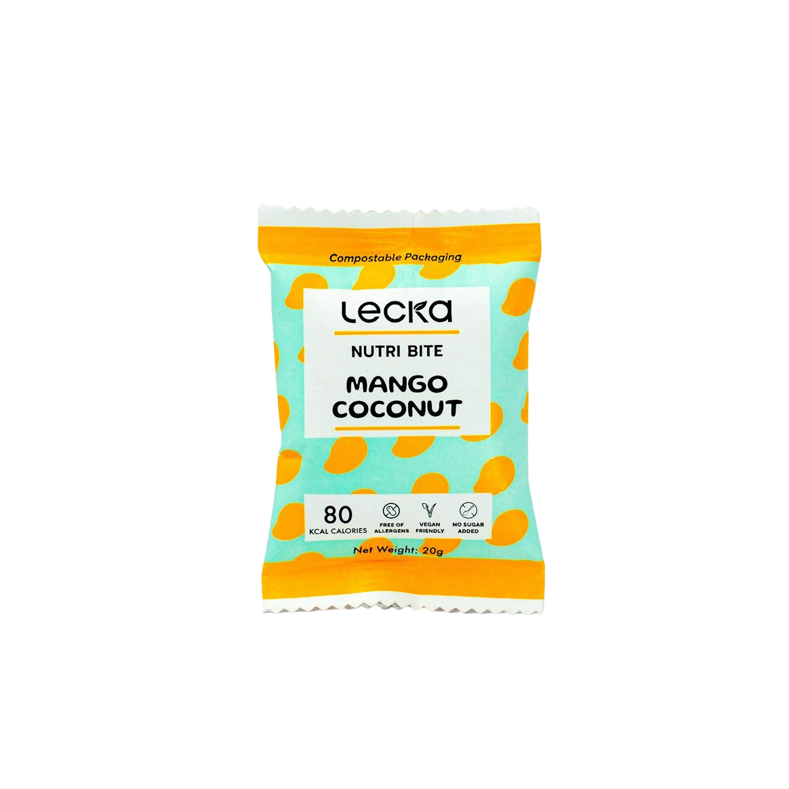 Thanh năng lượng Lecka Nutri Bite Mango Coconut