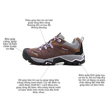 Giày leo núi cổ thấp Clorts Trekking Shoes TKL-006A