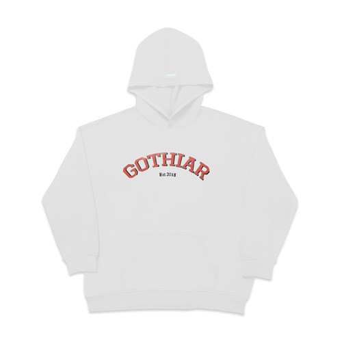 Áo hoodie Gothiar Comfort Warm Up Red Logo