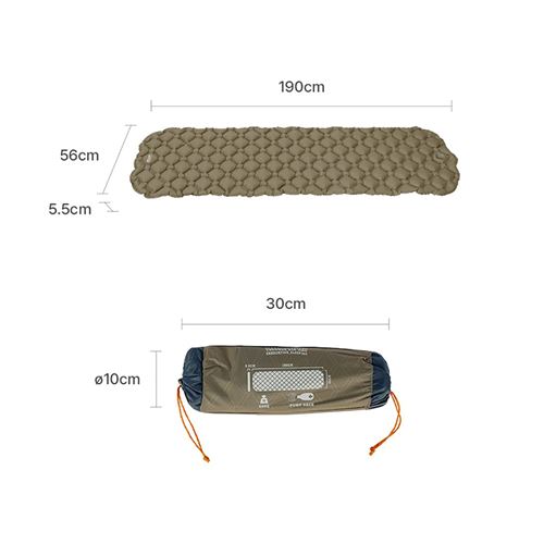 Đệm bơm hơi cắm trại Snowline Trekker Air Mat SNH5UMT005