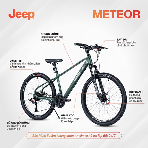 Xe đạp địa hình JEEP Mountain Bike Meteor