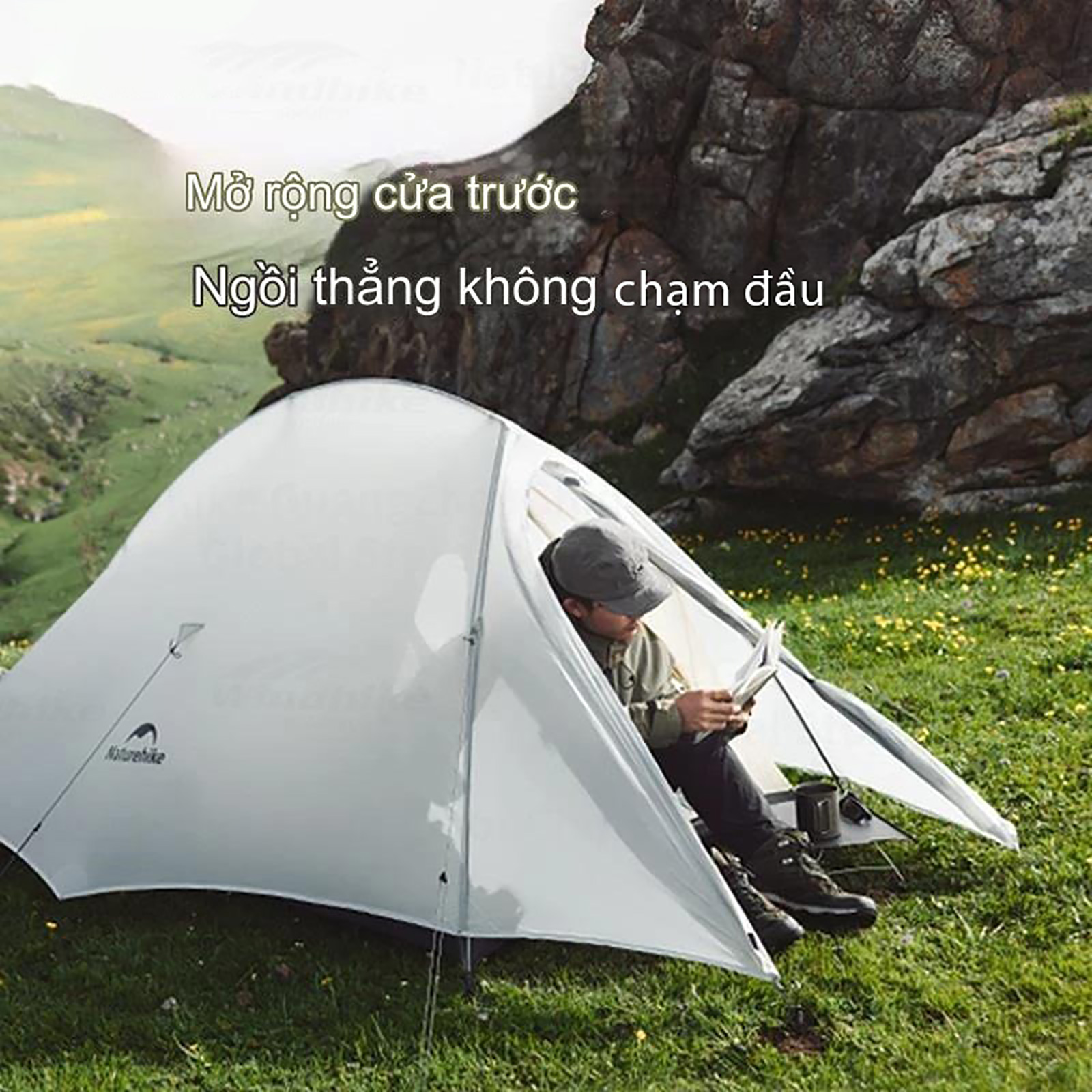 Lều cắm trại 2 người Naturehike Ultralight Cloud Up CNK2450WS017