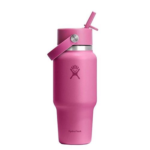 Bình nước giữ nhiệt 710ml Hydro Flask Wide Flex Straw Travel Cap 24 OZ WT24CFS
