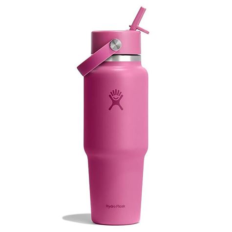 Bình nước giữ nhiệt 946ml Hydro Flask Wide Flex Straw Travel Cap 32 OZ WT32CFS