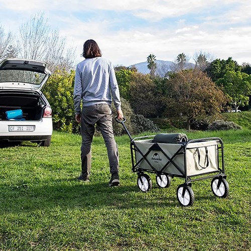 Xe kéo dã ngoại gấp gọn Naturehike Folding Trolley NH19PJ001 - 9718