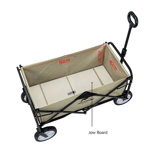 Xe kéo dã ngoại gấp gọn Naturehike Folding Trolley NH19PJ001 - 9718