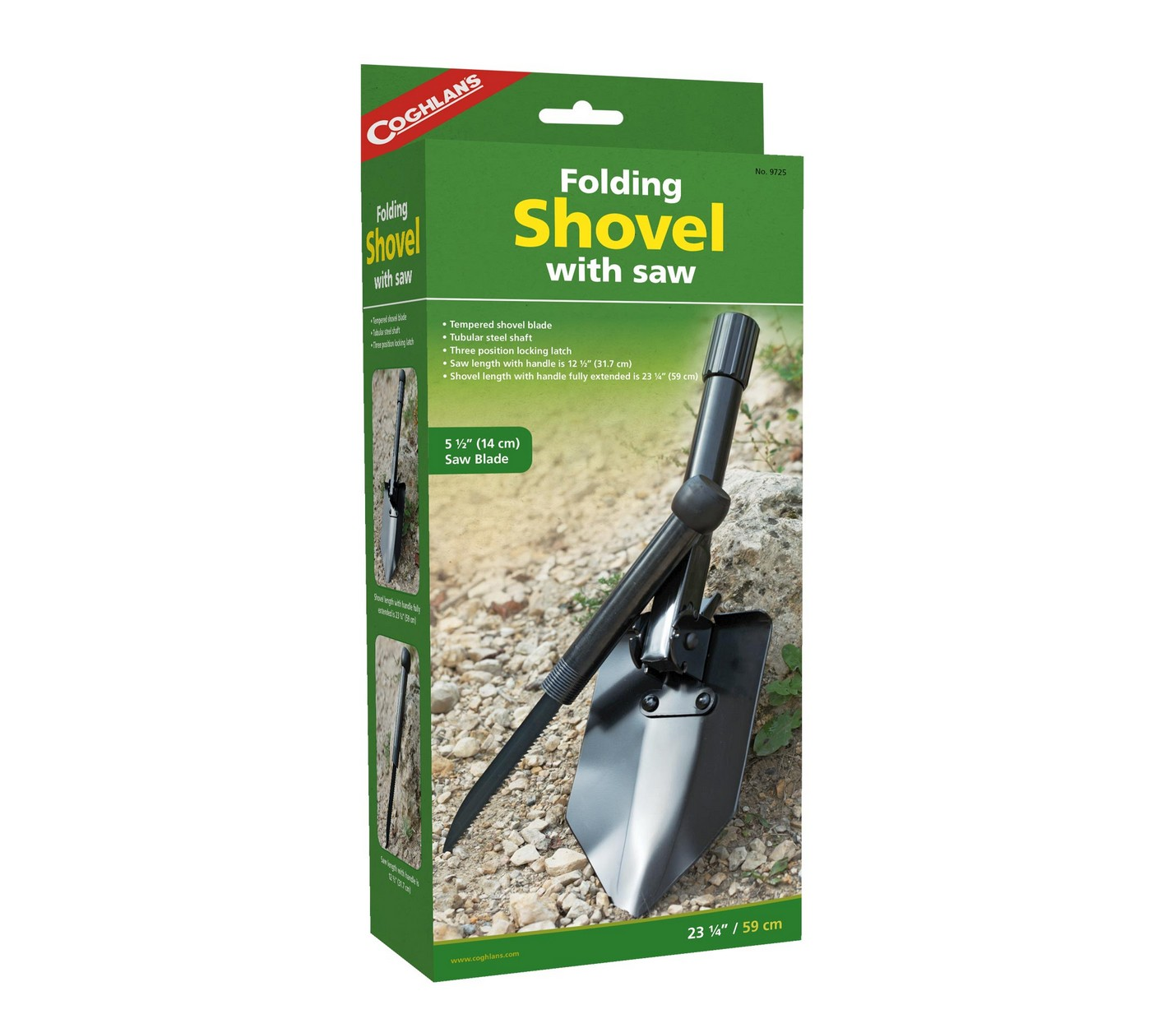 Xẻng Cưa xếp Coghlans Folding Shovel with Saw